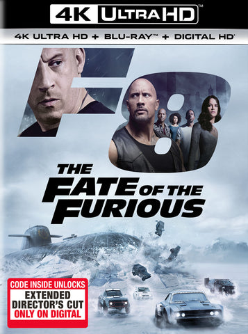 The Fate of the Furious Theatrical 4K UHD VUDU/MA or itunes HD via MA