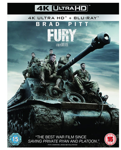 Fury 4K HD VUDU/MA or itunes HD via MA